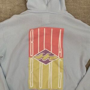 Billabong Pastel Hoodie with Graphic Logo